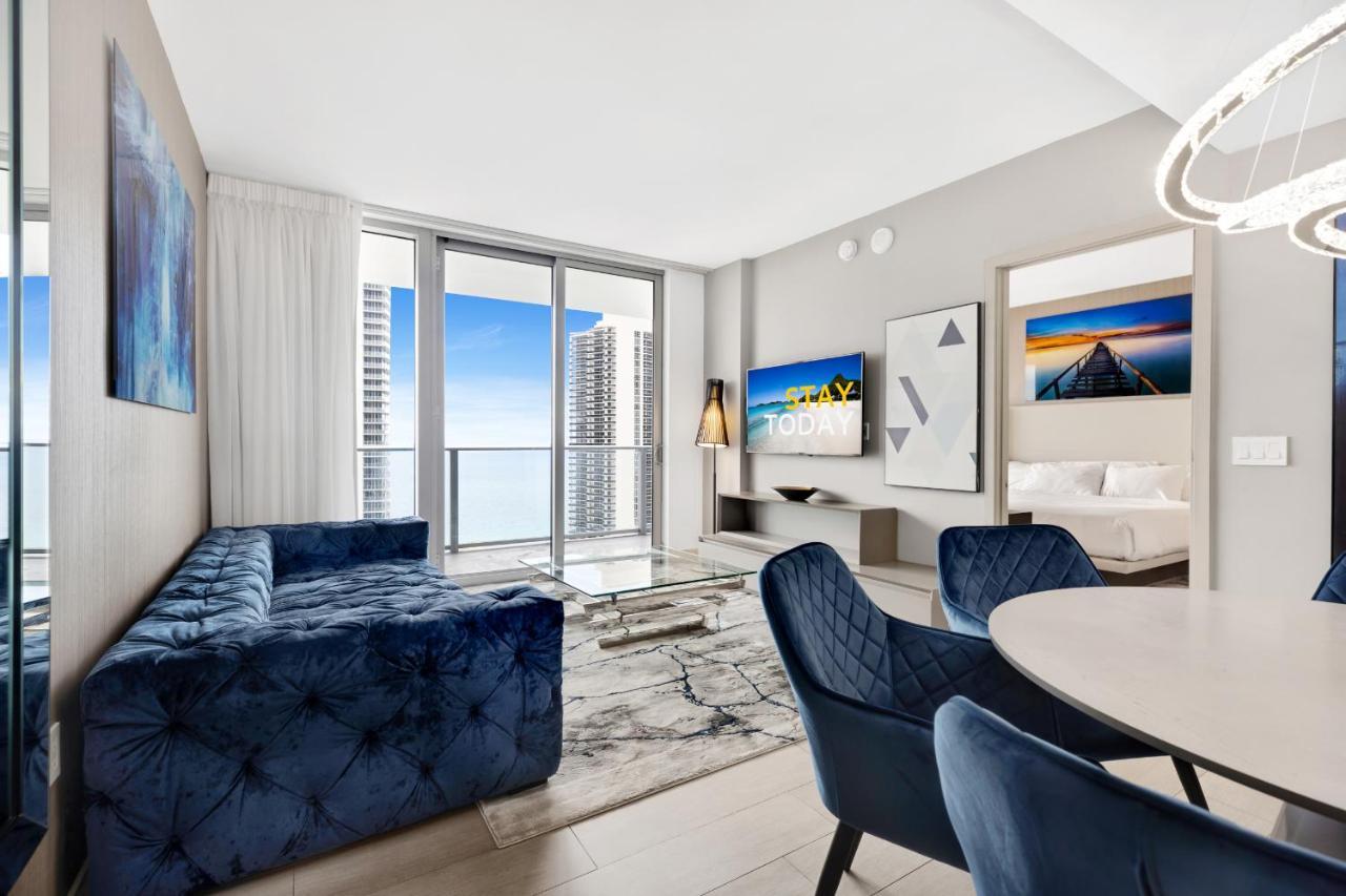 Hyde House - Luxury Waterfront 2Br 2Ba Apartment Suite With Direct Ocean View, Roof Top Pool, Resort Amenities Hollywood Dış mekan fotoğraf