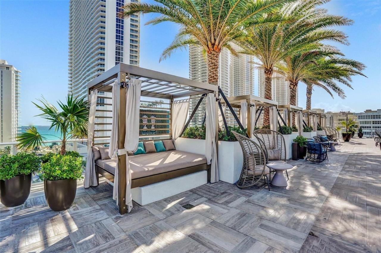 Hyde House - Luxury Waterfront 2Br 2Ba Apartment Suite With Direct Ocean View, Roof Top Pool, Resort Amenities Hollywood Dış mekan fotoğraf