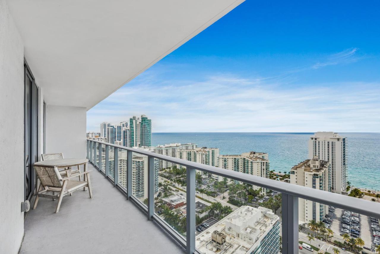 Hyde House - Luxury Waterfront 2Br 2Ba Apartment Suite With Direct Ocean View, Roof Top Pool, Resort Amenities Hollywood Dış mekan fotoğraf