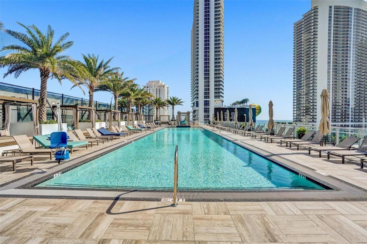 Hyde House - Luxury Waterfront 2Br 2Ba Apartment Suite With Direct Ocean View, Roof Top Pool, Resort Amenities Hollywood Dış mekan fotoğraf