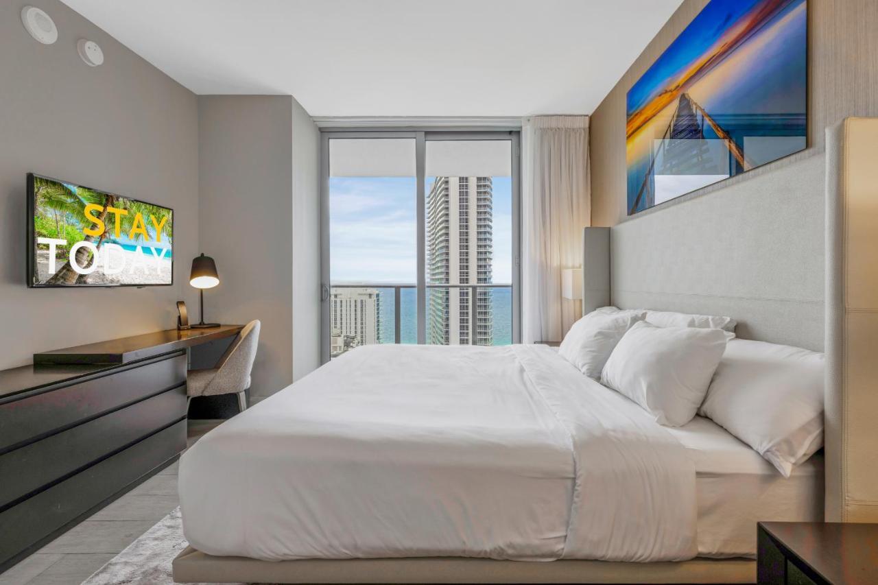 Hyde House - Luxury Waterfront 2Br 2Ba Apartment Suite With Direct Ocean View, Roof Top Pool, Resort Amenities Hollywood Dış mekan fotoğraf