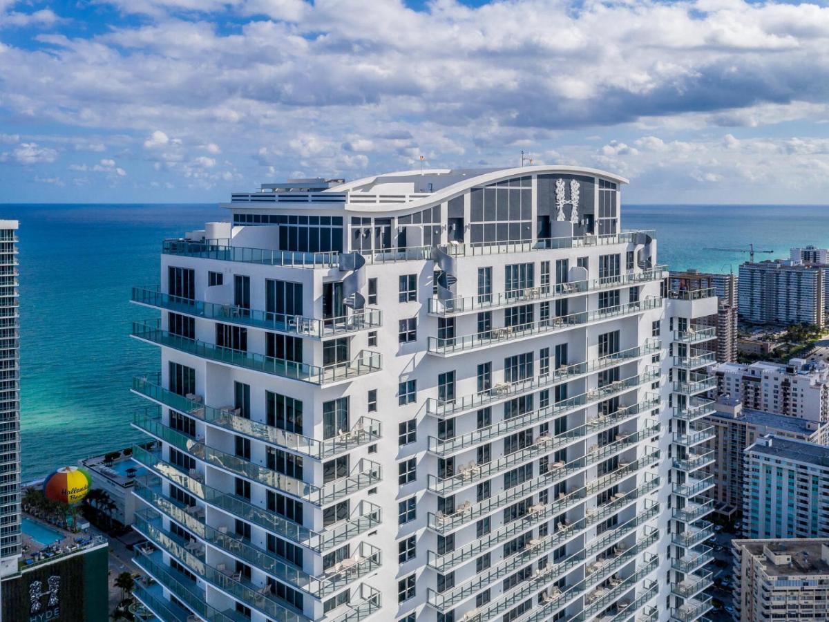 Hyde House - Luxury Waterfront 2Br 2Ba Apartment Suite With Direct Ocean View, Roof Top Pool, Resort Amenities Hollywood Dış mekan fotoğraf
