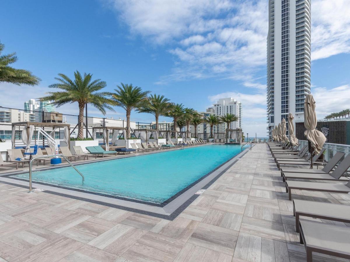 Hyde House - Luxury Waterfront 2Br 2Ba Apartment Suite With Direct Ocean View, Roof Top Pool, Resort Amenities Hollywood Dış mekan fotoğraf
