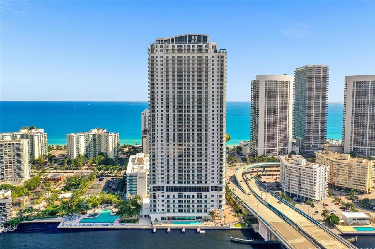 Hyde House - Luxury Waterfront 2Br 2Ba Apartment Suite With Direct Ocean View, Roof Top Pool, Resort Amenities Hollywood Dış mekan fotoğraf