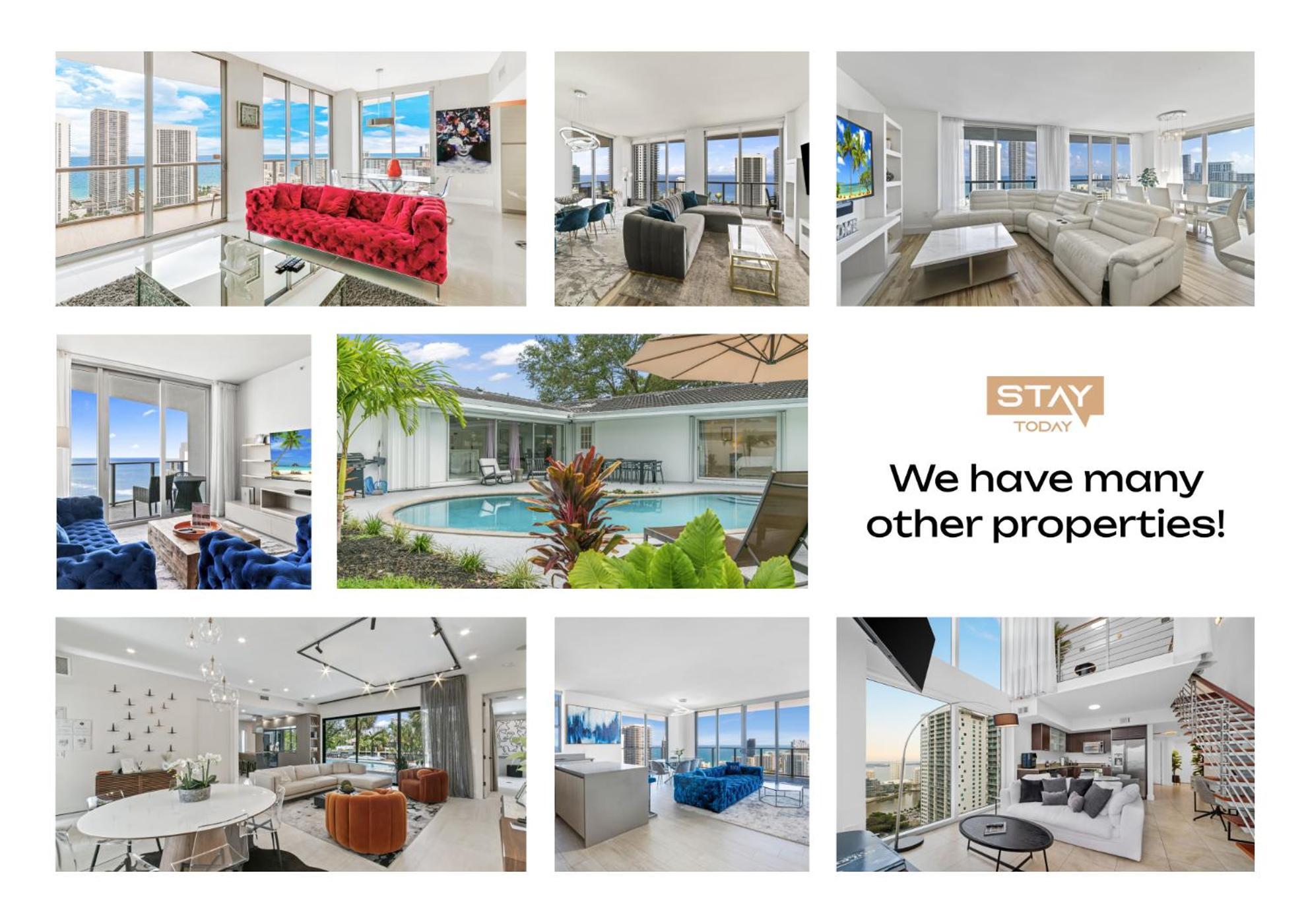 Hyde House - Luxury Waterfront 2Br 2Ba Apartment Suite With Direct Ocean View, Roof Top Pool, Resort Amenities Hollywood Dış mekan fotoğraf
